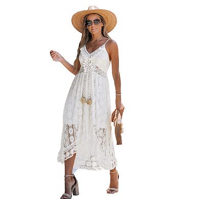 Women's Cupshe Ariya V-neck Lace Up Slip Dress
