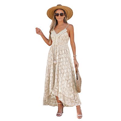 Women's CUPSHE Ariya V-neck Lace Up Slip Dress
