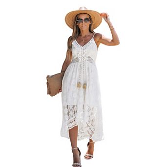 Women's Cupshe Ariya V-neck Lace Up Slip Dress