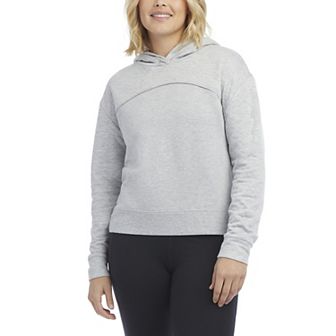 Women's Danskin Quilted Crop Hoodie