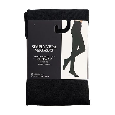 Women's Simply Vera Vera Wang Fleece Lined Tights
