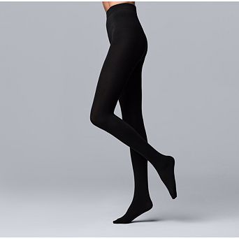 Women's Simply Vera Vera Wang Fleece Lined Tights
