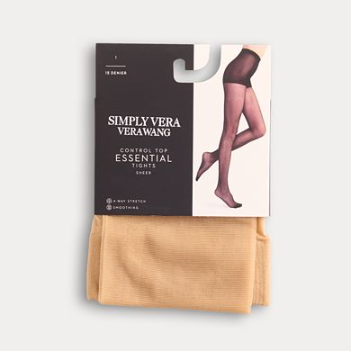 Women's Simply Vera Vera Wang Sheer Opaque 15D Tights