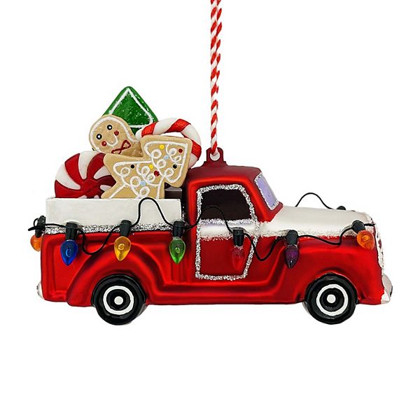 St. Nicholas Square® Red Pickup Truck Christmas Ornament