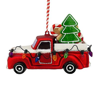 St. Nicholas Square® Red Pickup Truck Christmas Ornament