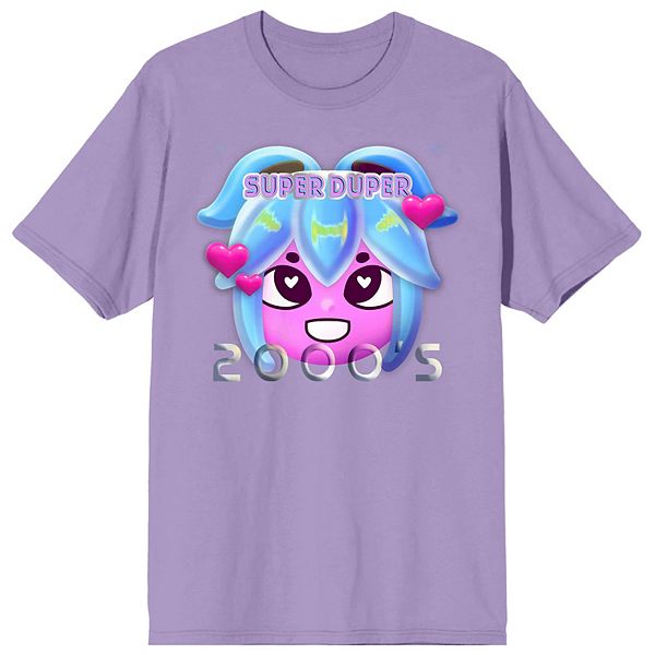 Men's Low Poly Y2K Trend Graphic Tee