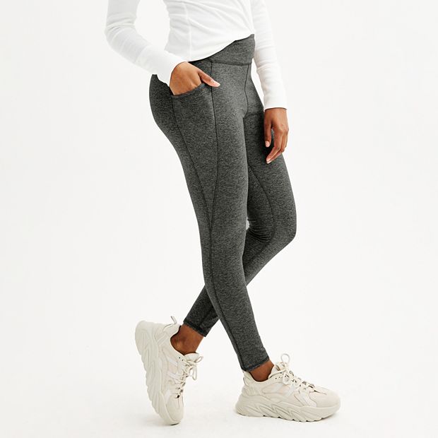 Kohls fleece leggings discount