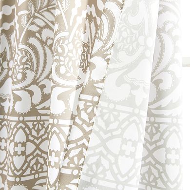 Lush Decor Boho Medallion Set of 2 Window Curtain Panels