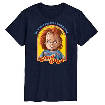 Big & Tall Chucky Retro Good Guys Graphic Tee