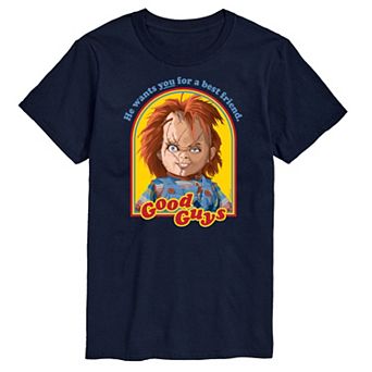 Big & Tall Chucky Retro Good Guys Graphic Tee