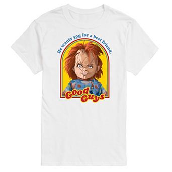 Big & Tall Chucky Retro Good Guys Graphic Tee