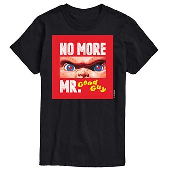 Big & Tall Chucky No More Mr Good Guy Graphic Tee
