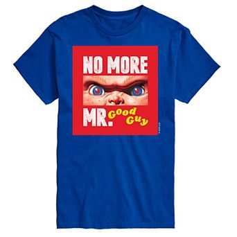 Big & Tall Chucky No More Mr Good Guy Graphic Tee