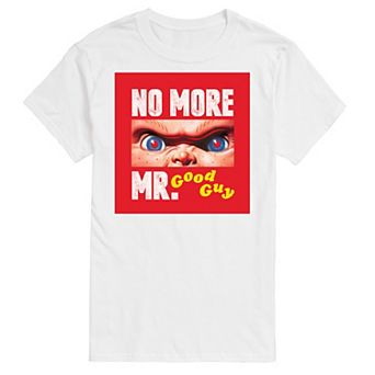 Big & Tall Chucky No More Mr Good Guy Graphic Tee