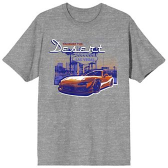 Men's Car Fanatic Conquer Desert Graphic Tee