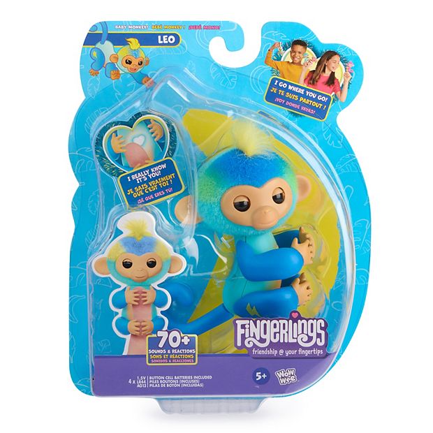 Fingerlings Monkey Blue Leo - Toys4you