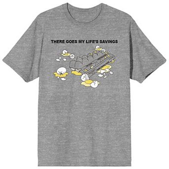 Men's Eggspensive Eggs There Goes My Life Savings Graphic Tee