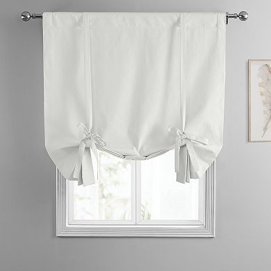 EFF Dune Cotton Light Filtering Tie-Up Curtain Panel