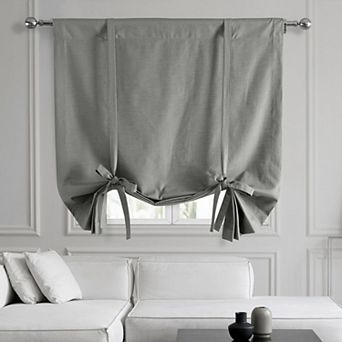 EFF Dune Cotton Light Filtering Tie-Up Curtain Panel