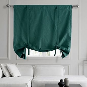 EFF Dune Cotton Light Filtering Tie-Up Curtain Panel
