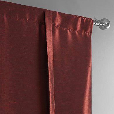 EFF Vintage Textured Faux Dupioni Silk Tie-Up Window Shade, 46" X 63"