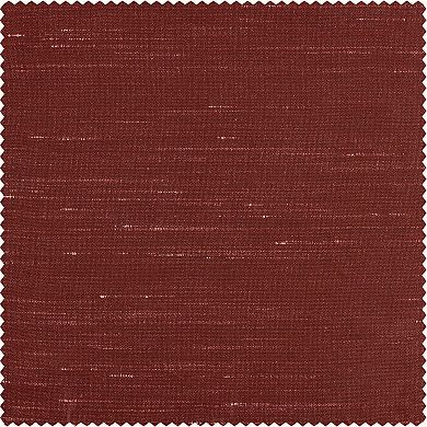 EFF Vintage Textured Faux Dupioni Silk Tie-Up Window Shade, 46" X 63"