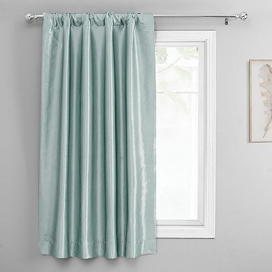 EFF Faux Silk Taffeta Tie-Up Window Shade, 46" X 63"