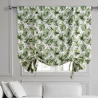 EFF Artemis Printed Cotton Tie-Up Window Shade, 46" X 63"