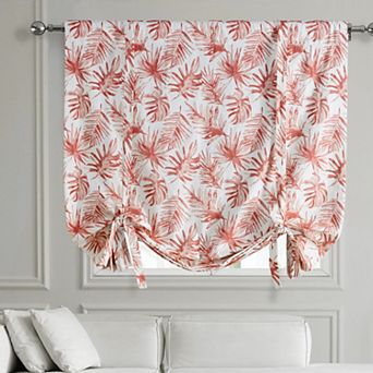 EFF Artemis Printed Cotton Tie-Up Window Shade, 46" X 63"