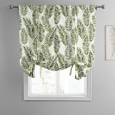 EFF Kupala Printed Cotton Tie-Up Window Shade, 46" X 63"
