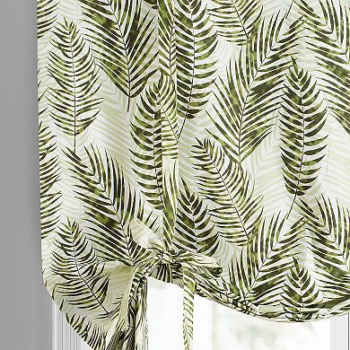 EFF Kupala Printed Cotton Tie-Up Window Shade, 46" X 63"