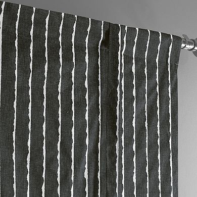 EFF Sharkskin Printed Cotton Tie-Up Window Shade, 46" X 63"
