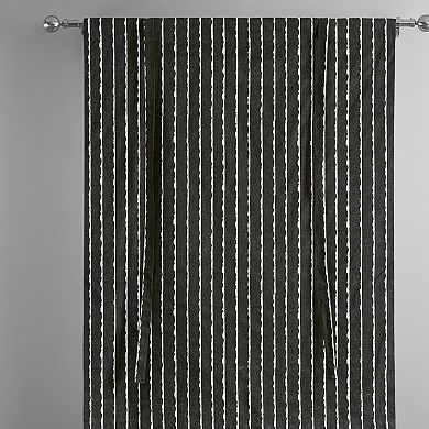 EFF Sharkskin Printed Cotton Tie-Up Window Shade, 46" X 63"