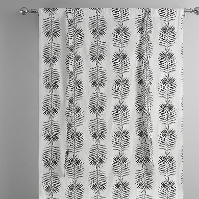 EFF Sago Printed Cotton Tie-Up Window Shade, 46" X 63"