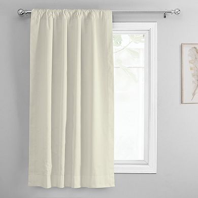 EFF Solid Cotton Tie-Up Window Shade, 46" X 63"