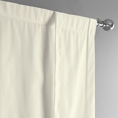 EFF Solid Cotton Tie-Up Window Shade, 46" X 63"
