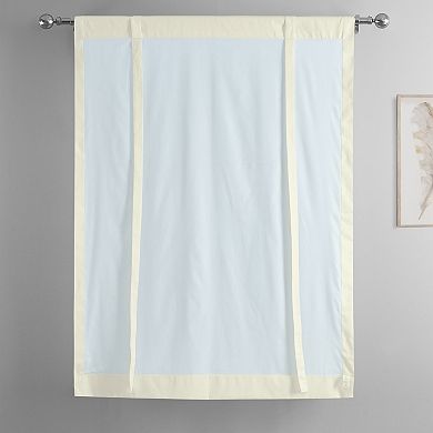 EFF Solid Cotton Tie-Up Window Shade, 46" X 63"