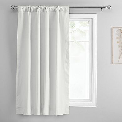 EFF Solid Cotton Tie-Up Window Shade, 46" X 63"