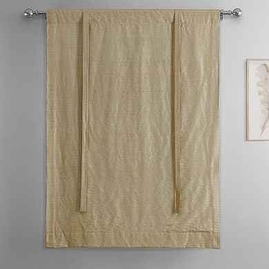 EFF Hand Weaved Cotton Tie-Up Window Shade, 46" X 63"