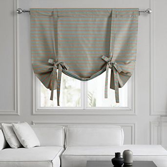 EFF Hand Weaved Cotton Tie-Up Window Shade, 46" X 63"