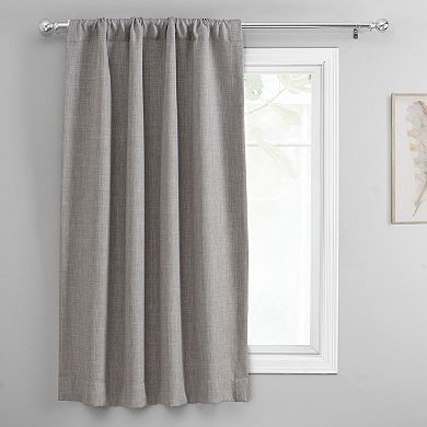 EFF Faux Linen Tie-Up Window Shade, 46" X 63"