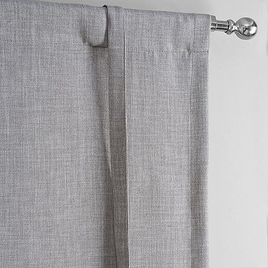 EFF Faux Linen Tie-Up Window Shade, 46" X 63"