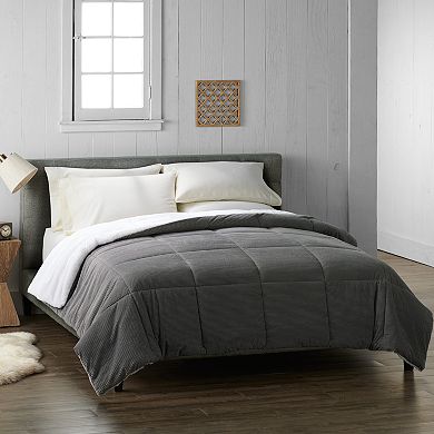 Cuddl Duds® Solid Corduroy Cozy Soft Comforter