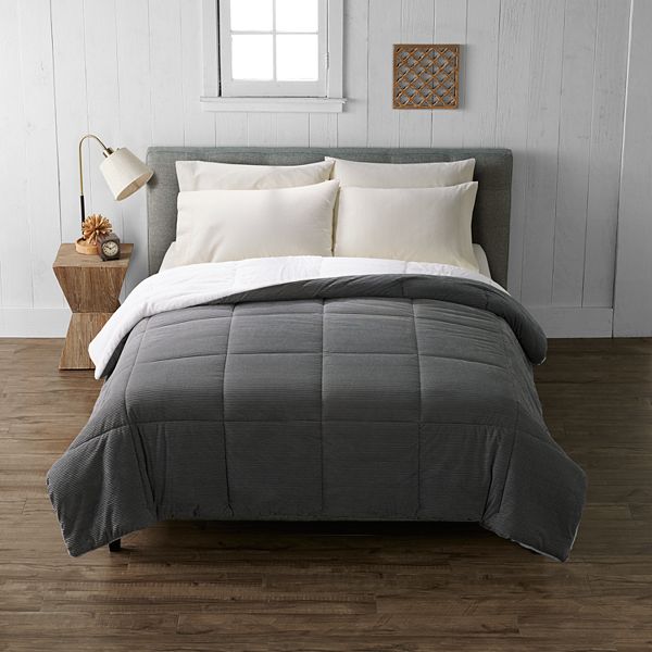 Cuddl duds cd cozy sherpa comforter sale