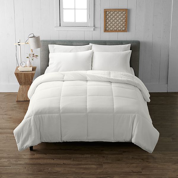 Cuddl Duds® Solid Corduroy Cozy Soft Comforter