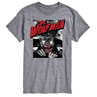 Big & Tall Universal Monsters Wolfman Poster Graphic Tee