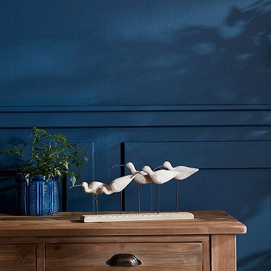 Melrose Wooden Sea Bird Sculpture 13"