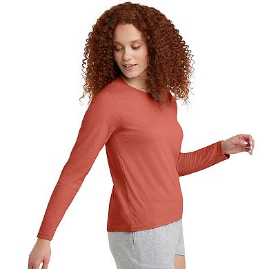 Women's Hanes® Originals Long Sleeve Tri-Blend Tee