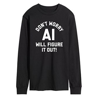 Men's AI Will Figure It Out Long Sleeve Graphic Tee Graphic Tee