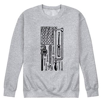 Men's Tool Flag Graphic Fleece Pullover